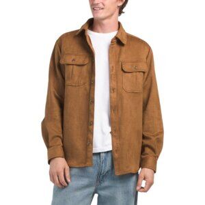 BUFFALO DAVID BITTON Faux Suede Jonnas Stretch Shirt Jacket